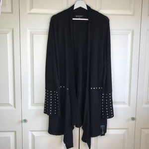 INC International Concepts Studded Cardigan Sweate